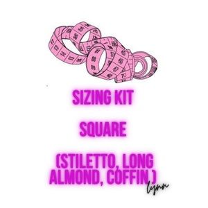 Square based sizing kit